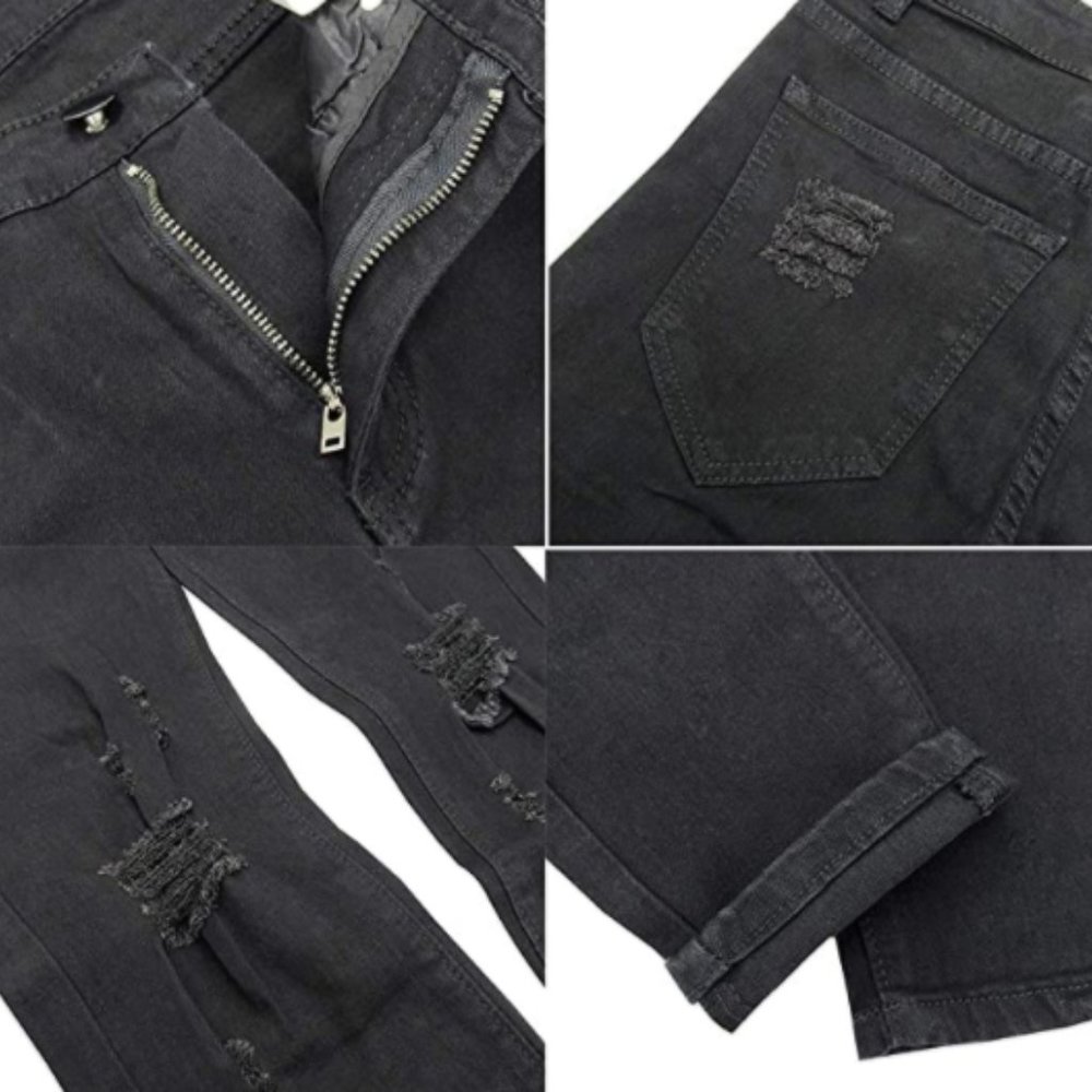 Jeans noires - Ripped Jeans - Picture 5 of 6
